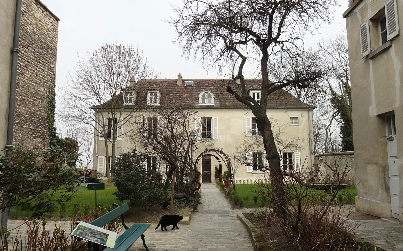 Les jardins Renoir du musée de Montmartre, rue Cortot