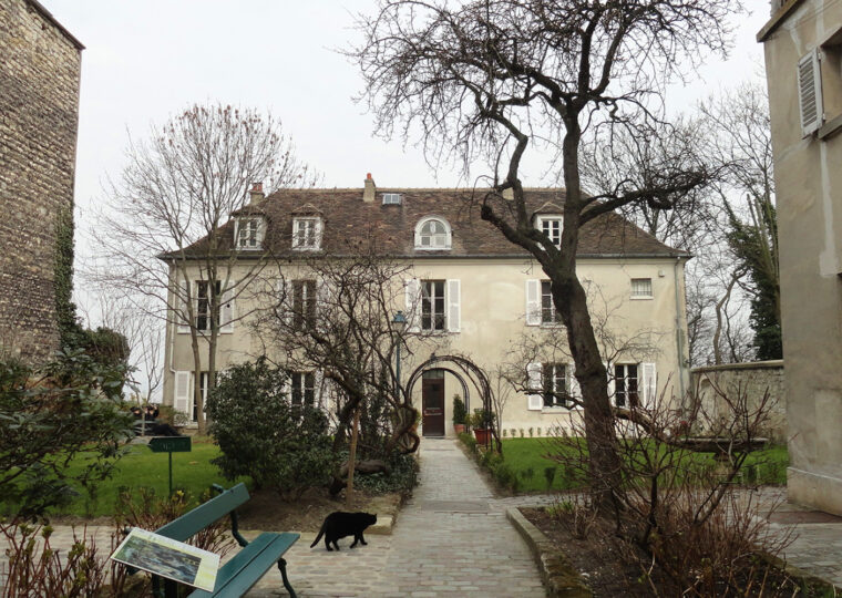 Les jardins Renoir du musée de Montmartre, rue Cortot