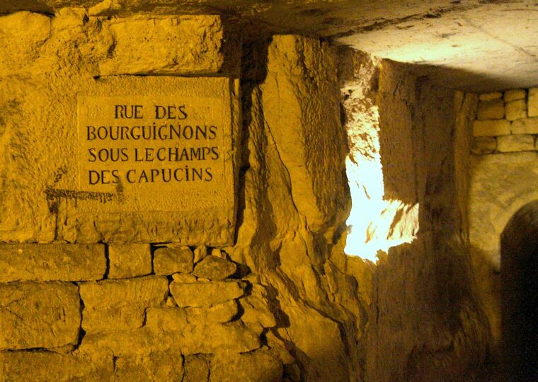 Galerie souterraine des carrières des Capucins, sous l'hôpital Cochin